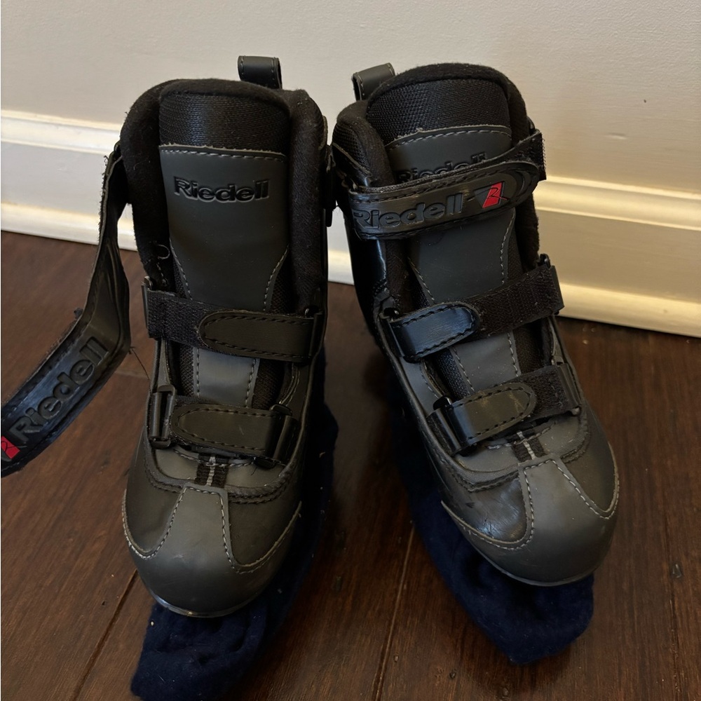 Riedell Kids Black Ice Skates